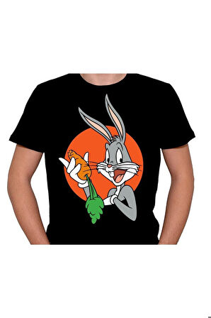 Bugs Bunny Çizgi Film Cartoon Network Unisex T-shirt