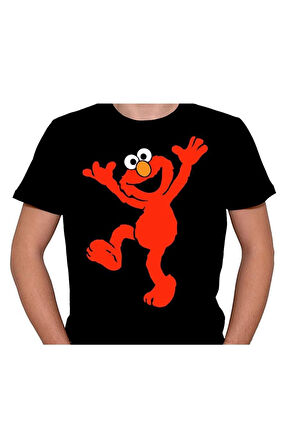 Susam Sokağı Sesame Street Elmo Tişört Unisex T-shirt