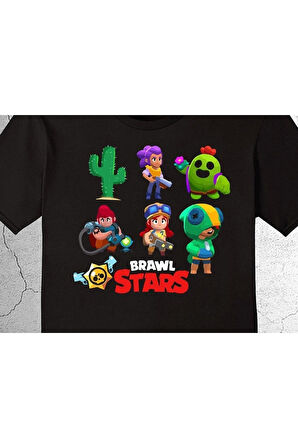 Brawl Stars Brawlstar Karakter Characters Tişört Çocuk T-shirt