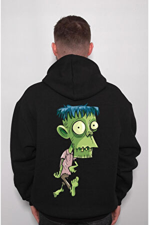 Johnny Cash Frankenstein Psycho Sweatshirt Unisex Kapüşonlu Hoodie