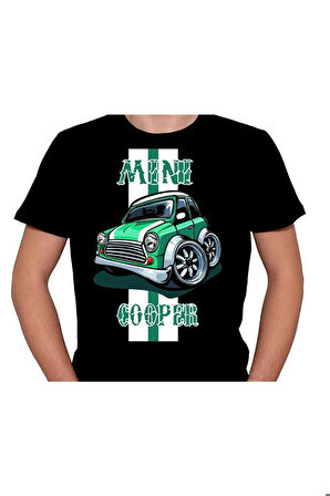 Mini Cooper Johnworks Retro Countryman Tişört Unisex T-shirt