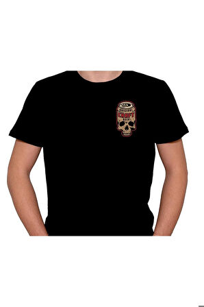 Craft Beer Skull Kuru Kafa Tişört Unisex T-shirt