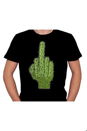 Fcktüs Kaktüs Argo Orta Parmak Tişört Unisex T-shirt