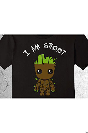 I'm Groot Ağaç Adam Avengers Galaksi Koruyucu Tişört Çocuk T-shirt