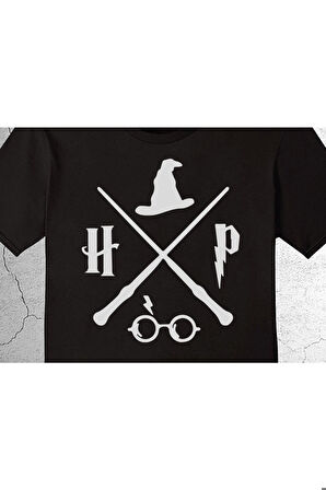 Harry Potter Büyü Asa Gözlük Sihir Hogwarts Tişört Çocuk T-shirt