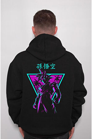 Dragon Ball Z Goku Japanese Sweatshirt Unisex Kapüşonlu Hoodie