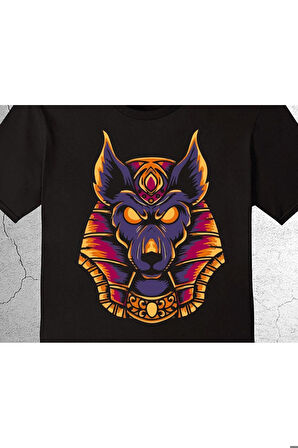 Anubis Mısır Egypt Piramit Firavun Köpek Tişört Çocuk T-shirt