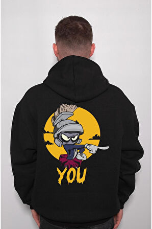 Marvin The Martian Marslı Marvin You Uzaylı Sweatshirt Unisex Kapüşonlu Hoodie