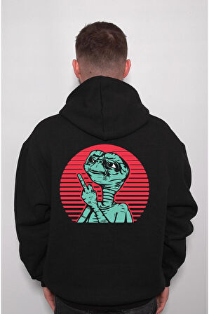 Uzaylı Cosmos Space Retro Sweatshirt Unisex Kapüşonlu Hoodie