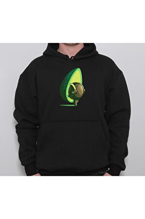 Avokado Çekirdek Çanta Sweatshirt Unisex Kapüşonlu Hoodie