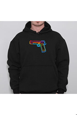Glock Gun Sweatshirt Unisex Kapüşonlu Hoodie