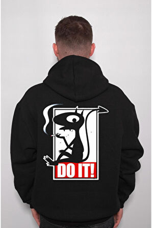 Disenchantment Luci Do It Smoke Sweatshirt Unisex Kapüşonlu Hoodie