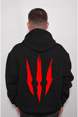 The Witcher 3 Wild Hunt Logo Sweatshirt Unisex Kapüşonlu Hoodie