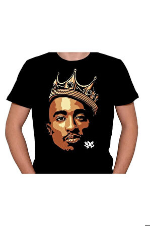2pac Tupac Rap Rapstar Gangsta Tişört Unisex T-shirt