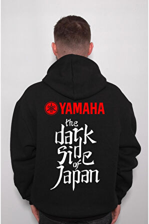 Yamaha Dark Side Japan Japanese Motosport's Racing Yarış Sweatshirt Unisex Kapüşonlu Hoodie