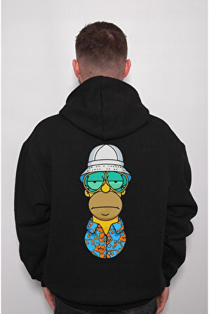 Simpson Hacıyatmaz Summer Holiday Oyuncak Sweatshirt Unisex Kapüşonlu Hoodie