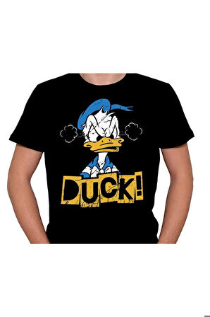 Duffy Duck Sinirli Ördek Çizgi Dizi Tişört Unisex T-shirt