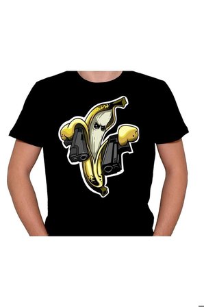 Gang Banana Guns Mafia Eşkiya Muz Tişört Unisex T-shirt
