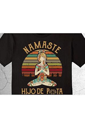 Yoga Namaste Ohm Aum Hıjode Çakra Tişört Çocuk T-shirt