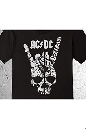 Ac Dc Müzik Music Group Rock And Roll Heavy Metal Tişört Çocuk T-shirt