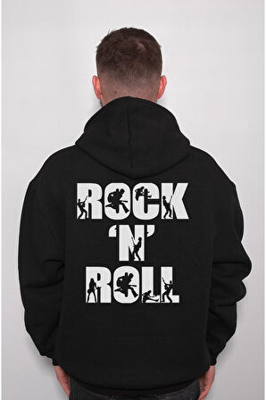 Rock'n Roll Müzik Müsic Heavy Metal Sweatshirt Unisex Kapüşonlu Hoodie