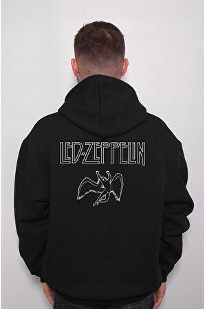 Led Zeppelin Metal Group Heavy Metal Sweatshirt Unisex Kapüşonlu Hoodie