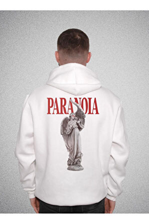 Paranoia Paranoyak Heykel Özgürlük Angel Melek Sweatshirt Unisex Kapüşonlu Hoodie