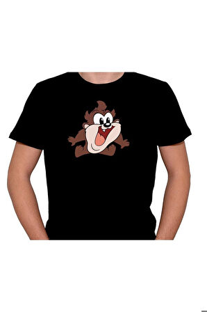 Taz Mania Tazmanya Canavarı Monster Çizgi Film Tişört Unisex T-shirt