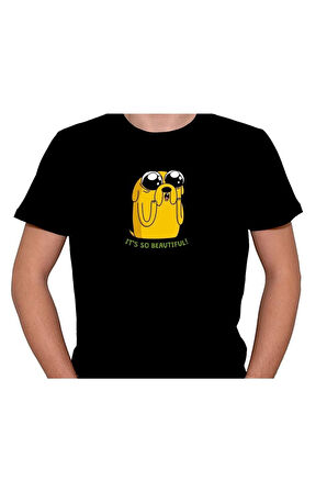 It's So Beautiful Dog Adventure Time Dog Jake Tişört Unisex T-shirt