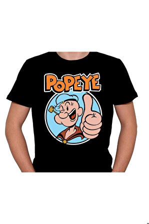 Popoye Temel Reis Ispanak Güç Safinaz Tişört Unisex T-shirt