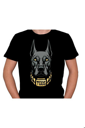Doberman Dog Koruyucu Dost Tişört Unisex T-shirt
