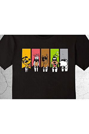 Scooby Doo Pluto Droopy Gufi Snoopy Tişört Çocuk T-shirt