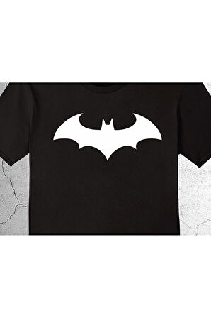 Batman Logo Kara Şovalye Süper Kahraman Tişört Çocuk T-shirt