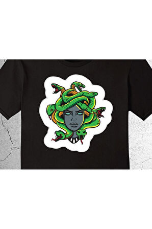 Medusa Yılan Kadın Snake Tişört Çocuk T-shirt