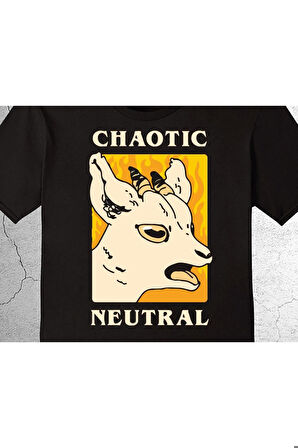 Geyik Chaotic Neutral Doğada Yaşam Tişört Çocuk T-shirt