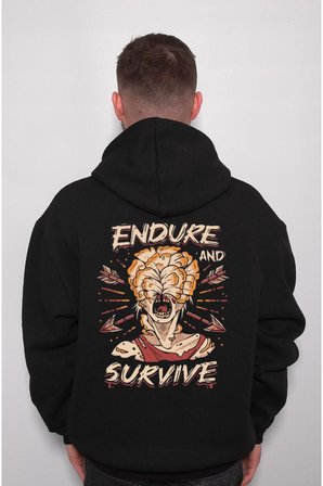 Endure And Survive Savaşçı Kadın Sweatshirt Unisex Kapüşonlu Hoodie