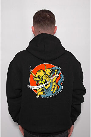 Savaşçı Warior Japan Japanese Sweatshirt Unisex Kapüşonlu Hoodie