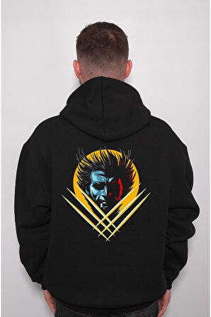The Wolverine Jackman Kahraman Marvel Sweatshirt Unisex Kapüşonlu Hoodie