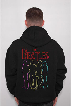 The Beatles Music Müzik Logo Sweatshirt Unisex Kapüşonlu Hoodie