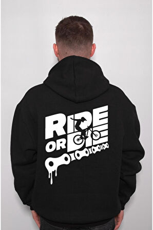 Ride Or Die Bisiklet Bicycle Sweatshirt Unisex Kapüşonlu Hoodie