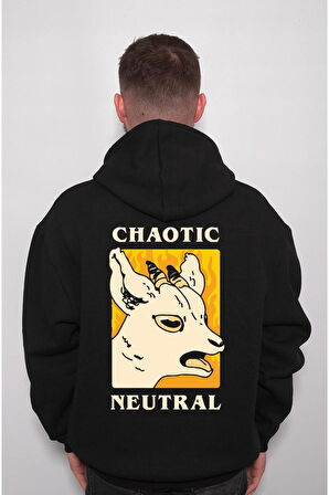 Geyik Chaotic Neutral Doğada Yaşam Sweatshirt Unisex Kapüşonlu Hoodie