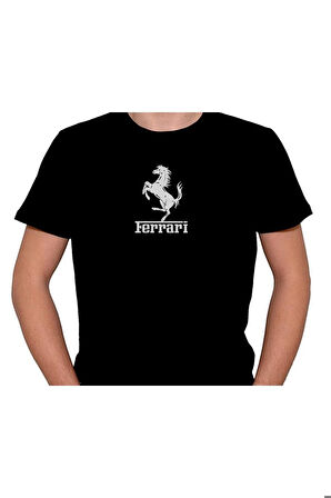 Ferrari Hız Spor Sport Car Logo Tişört Unisex T-shirt