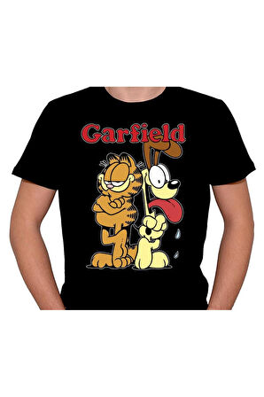 Garfield Dog Cat Kedi Çizgi Film Tişört Unisex T-shirt