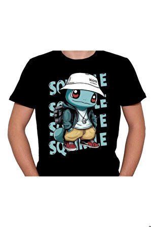 Pokemon Squirtle Hippi Tişört Unisex T-shirt