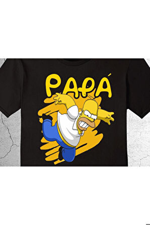 Simpson Homer Papa Baba Simpsonlar Tişört Çocuk T-shirt