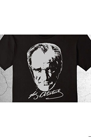 Gazi Mustafa Kemal Atatürk Portre Tişört Çocuk T-shirt