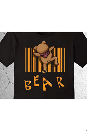 Ayı Bear Ted Teddy Crazy Ayı Panda Tişört Çocuk T-shirt