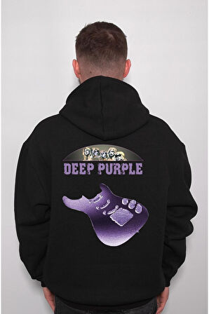 Deep Purple Music Group Müzik Heavy Metal Rock Sweatshirt Unisex Kapüşonlu Hoodie