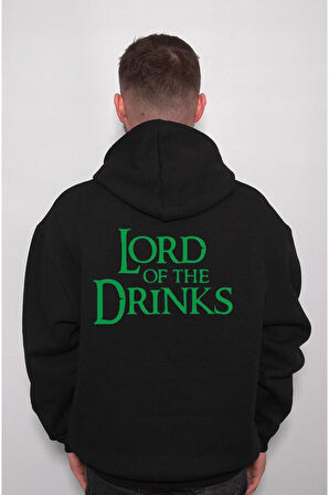 Lord Of The Drinks İçkinin Efendisi Sweatshirt Unisex Kapüşonlu Hoodie