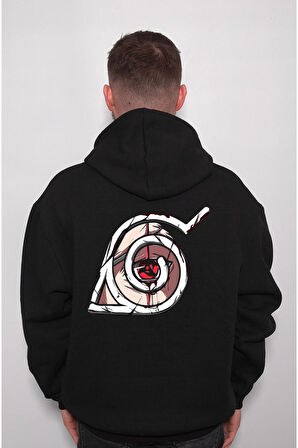 Naruto Itachi Anime Manga Logo Sweatshirt Unisex Kapüşonlu Hoodie